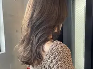 【透明感重視☆派手すぎない】ブリーチなしWカラー＋Aujuaケアマスク