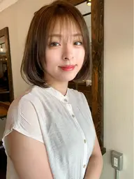 前髪orポイント縮毛矯正🌿