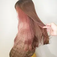 🍒イヤリングカラーのみ🍒ブリーチ1回+イヤリングカラー+Aujua1STEPトリートメント