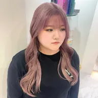 前髪カット+ブリーチ+オンカラー + 4 step Aujua treatment⁺ ⊹˚.