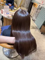【🌷1日1名様限定🌷】カット➕艶カラー➕3step内部補修.外部補修ナノケアトリートメント
