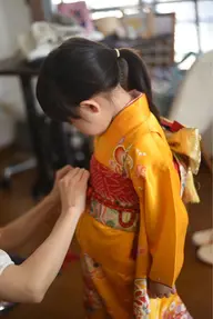 七五三着付け(着付のみ・帯:作り帯)