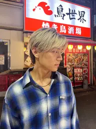 【 ご新規様限定🥀】メンズカット＆カラー＆眉ワックス脱毛