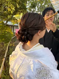 浴衣着付け+ヘアセット