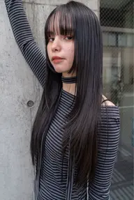 【透明感トーンダウンカラー】赤み・黄みを抑えながら、暗すぎない柔らかいカラーに🌙