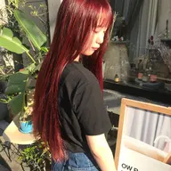 4月先着4名(残り1名)様ブリーチなし高発色🍷ボルドー系暖色カラー+似合わせカット+TOKIOIE HYPER TR