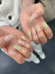 (自爪)持ち込みデザイン6本アート