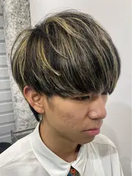 ✨メンズカット＆ハイライトダブルカラー✨