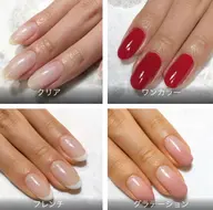 シンプルネイル（クリア、ワンカラー、フレンチ、グラデーション）