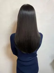 ✨♪カット✂︎＆艶髪カラー✨＆前髪縮毛矯正＆3STEPトリートメント