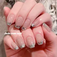 キラキラガラスフレンチ⭐︎ベースカラー込み ¥10900→¥8580