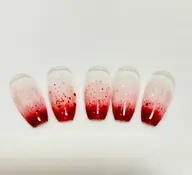 ラメグラデーション🩵