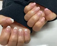 Jrネイリスト＊フレンチネイル🌱オフ込み🧑‍🦱　クリアベースのみとなります