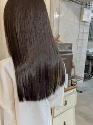 cut + ストレートパーマ + 髪質改善トリートメント🪞