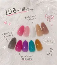 【オフなし】🤍ワンカラー🤍ハンドチップ長さだし💅