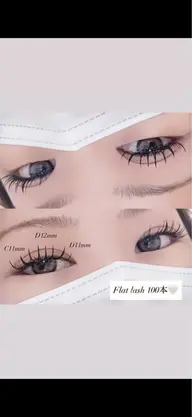 フラットラッシュ100本✨マツエクモデル募集中❤️