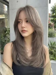 【ブリーチなしダブルカラー】ブリーチなしダブルカラー＋トリートメント❤️‍🔥#レイヤーカット#顔周りカット#韓国