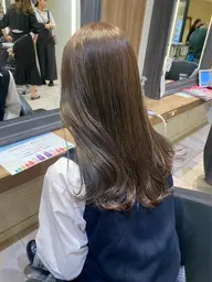 【4月限定クーポン】🌸ワンカラー(ブリーチなし)　＋　Aujua 3step トリートメント 🌸