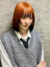 🪸ブリーチ(ﾘﾀｯﾁ) ➕ デザインカラー➕トリートメント/ケアブリーチ