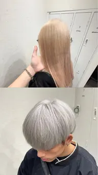 【大人気❗️】✨ブリーチ+ワンカラー +トリートメント✨