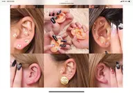 耳ツボジュエリー 【両耳20粒まで】　耳ツボマッサージ付き