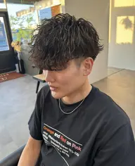 🌊メンズカット×波巻きパーマ🌊 8500円