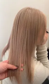 💖4月クーポン💖似合わせカット✖️1ブリーチ✖️Aujuaトリートメント🪽💕