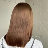 🌼カット➕リタッチブリーチ➕カラー🌼顔周りカット/艶髪/透明感カラー/ベージュカラー