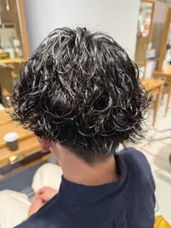 メンズカット+ツイスパ/波巻きパーマ💥