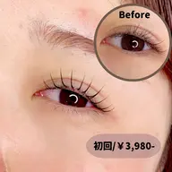 まつげパーマ👁🎀¥3980