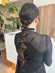 特別な日に💍💭ྀིお呼ばれヘアセット🎀+.