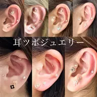 豊富なパーツ!美と健康をサポート!耳つぼジュエリー♪両耳10粒2200円~