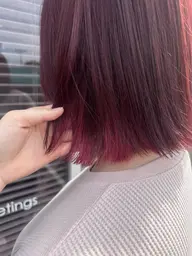 カット＋インナーブリーチ＋カラー