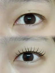 LEDエクステ×パーマ