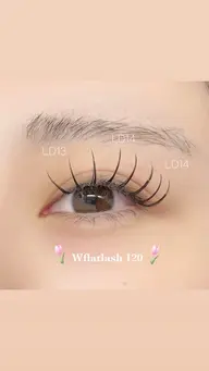 🎀大人気✨️【LDカールデザイン 120本】🍑🩷束感コーティング仕上げ🍒学割¥5700♡ 《土日祝➕300円》