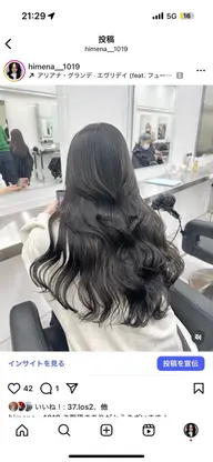 🎀minimo限定🎀透明感カラー➕大人めレイヤーカット💍➕次世代髪質改善トリートメント🧴