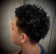 カット、パーマ