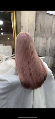 【カラー複雑履歴、デザインカラーから1色に】ムラ直しブリーチ＋カラー