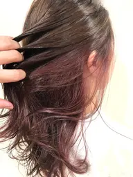 ⭐️《ブリーチなし》インナーカラー+フルカラー+カット ¥9500