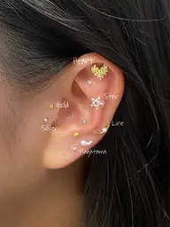 💎耳ツボジュエリー4個ずつ💎【リクエストご予約お待ちしてます🙇】