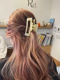 カット+ハイライト（表面）or インナーカラー+カラー+3ステップトリートメント