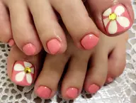 初回付け替えオフ無料✨️持込アート2本付きフットネイル☆7500円