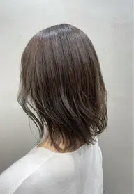 🍀【Feria】カット+透明感カラー（リタッチ）+前処理Tr🍀