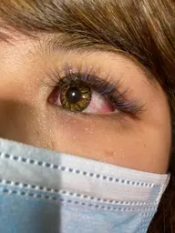 ボリューム、フラットラッシュ25分付け足し（他店付け足しデザイン覚えてる方のみ可能）