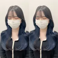 【さりげないオシャレ🌟】イヤリングカラー(ケアブリーチ込み)+全体カラー+似合わせカット