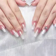 🩵🫧【チップ長さだし】フレンチ&ベイビーブーマー大きいパーツ2個無料❤️‍🔥