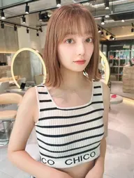 人気No.2似合わせカット➕ケアブリーチ➕トレンドカラー➕3ステップトリートメント