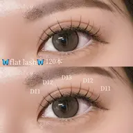 【マツエク】🦋フラットラッシュ120本（オフ込み）🦋➕美容コーティング付き💓束感仕上げ💓