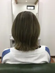 カット+イルミナカラー(根本)+MILBONトリートメント  ＊ミニモ初回限定価格