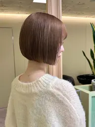 🐝ブリーチなし透明感🐝ボブカット＋ダブルカラー＋艶ケア